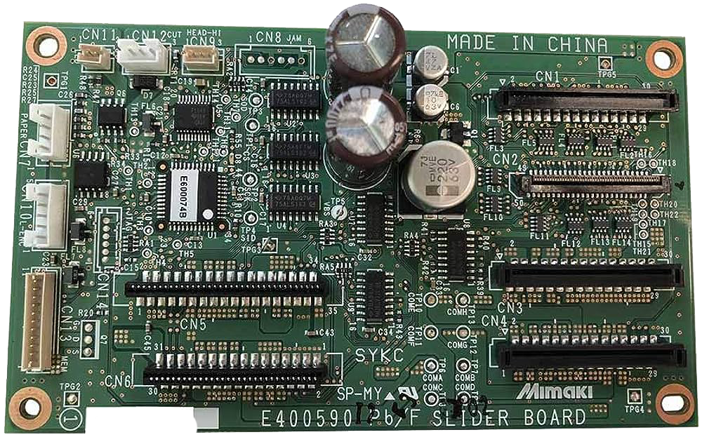 Mimaki boards and sliders