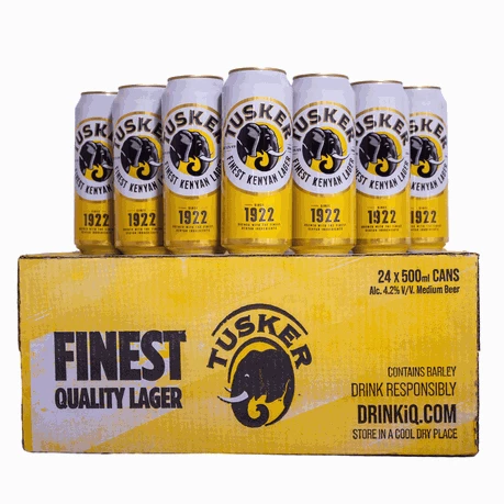 Tusker Lager Beer Can ( 24 x 500ml )